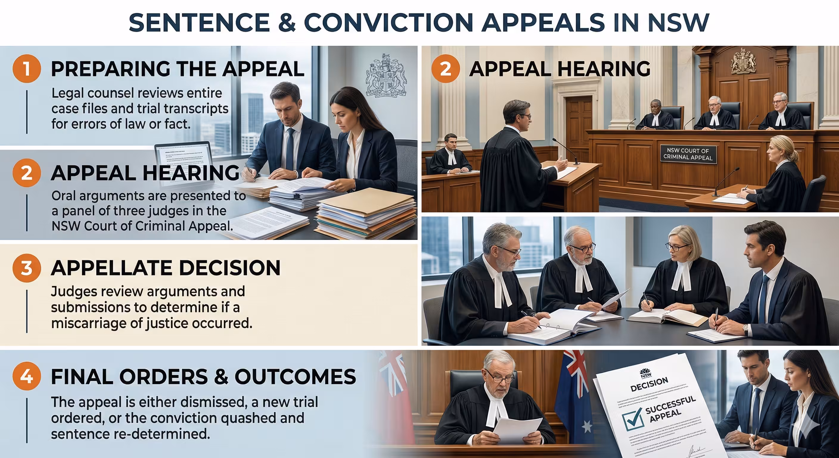Sentence and Conviction Appeals in NSW