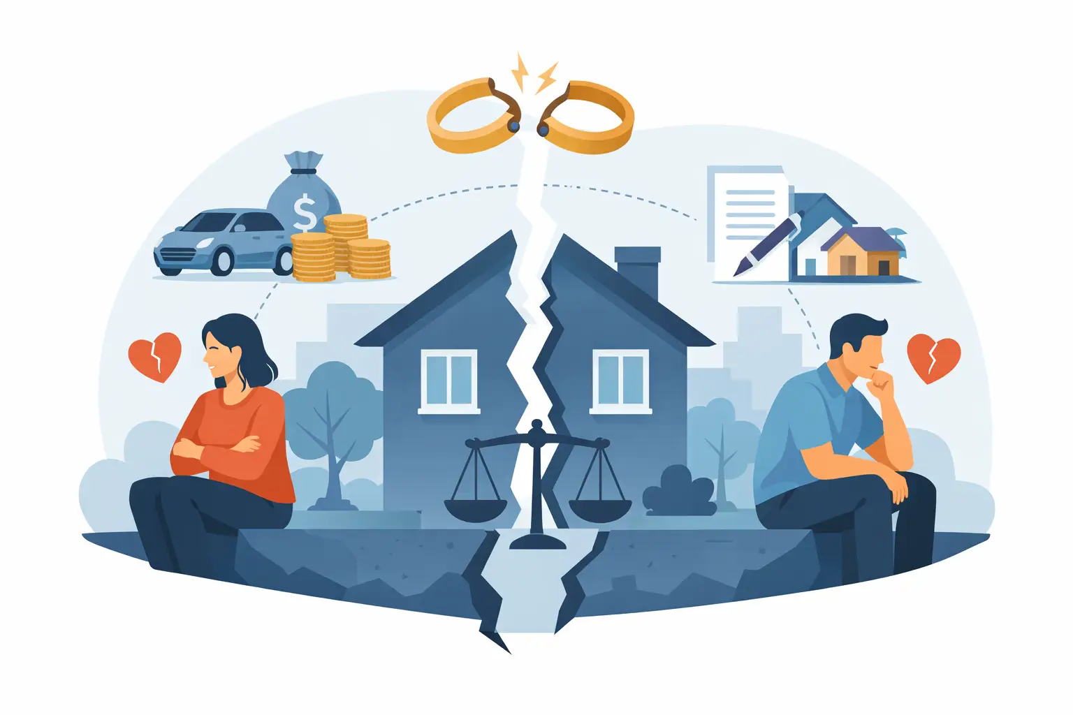 How Is Property Split After Divorce in NSW?