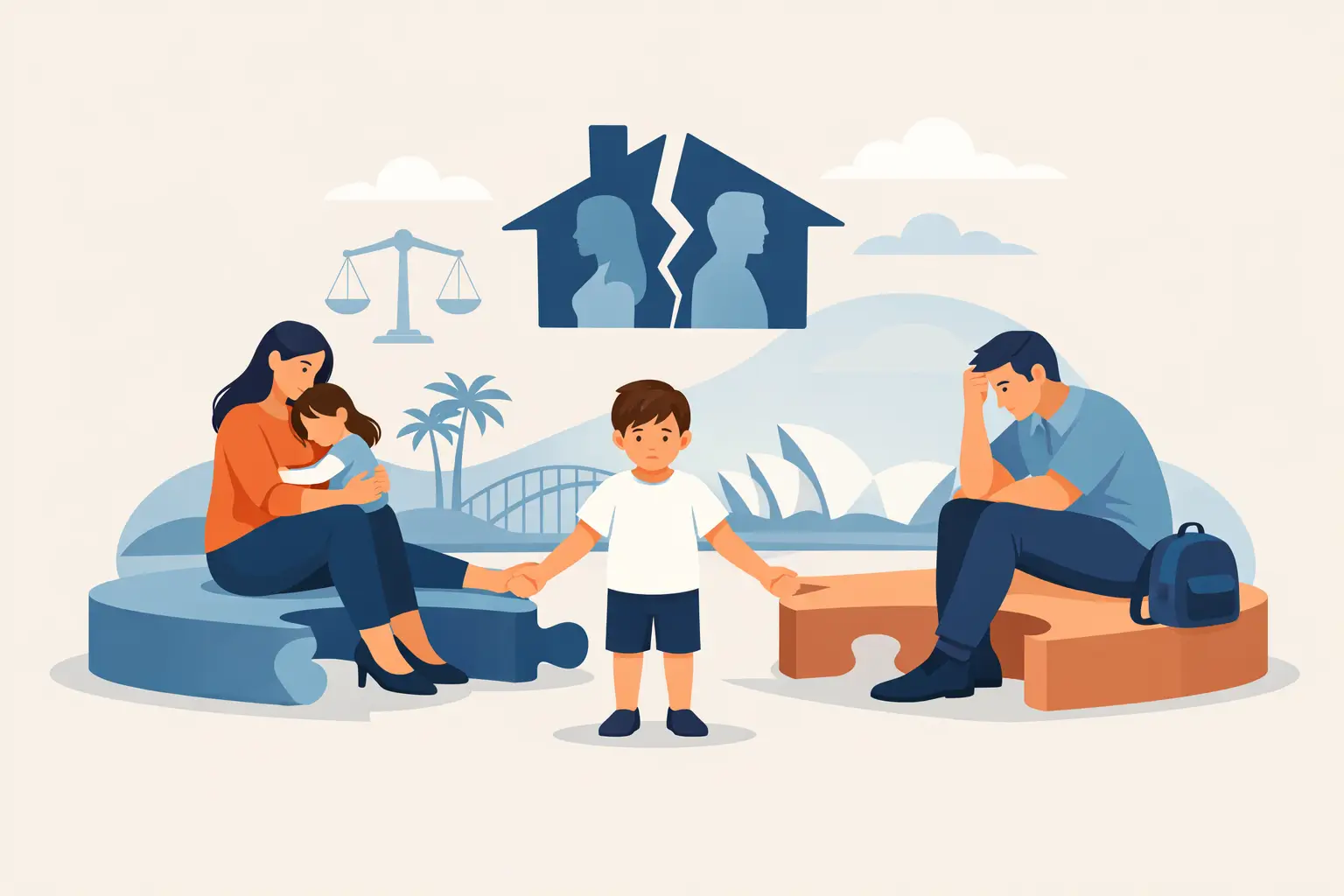 Child Custody After Separation in Australia