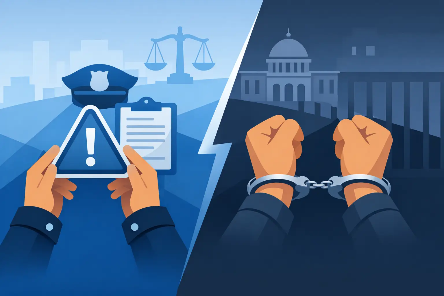 Police Caution vs Criminal Charge